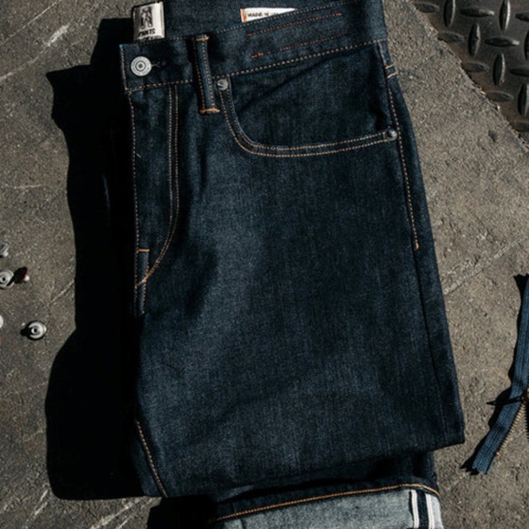 Hiroshi Kato Men's The Hammer Straight- Indigo One Wash 10.5oz Selvedge - Picture 1 of 6
